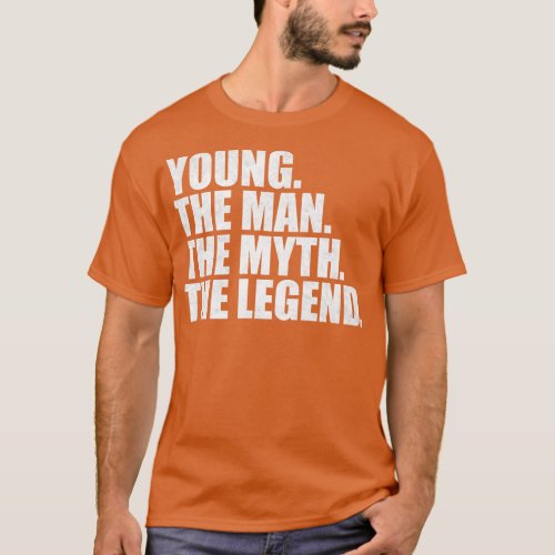 YoungYoung Name Young given name T_Shirt