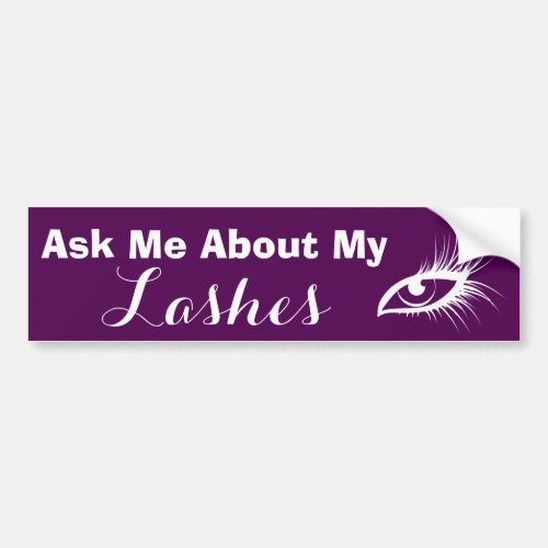 Younique Presenter Bumper Sticker Lashes Mascara