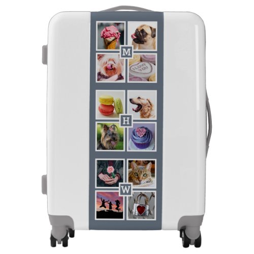 YOUR 12 PHOTOS  MONOGRAM luggage