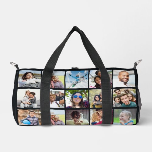 YOUR 15 Photos  Name Custom Duffle Bag