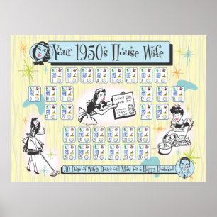 Your 1950s House Wife Poster