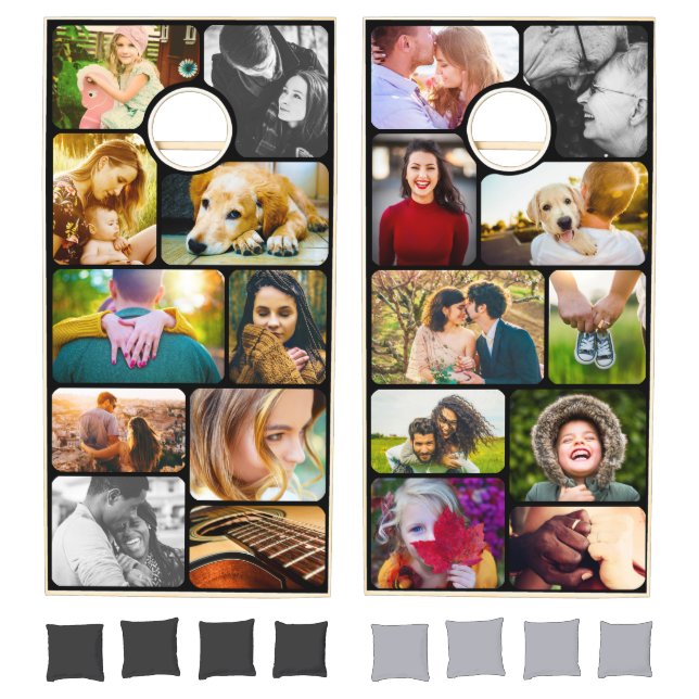 Your 20 Photos Cornhole Set Boards Game (Set)