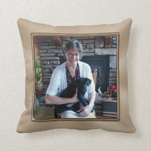 Your 2 Photos Personalized Pillow Here