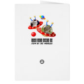 Your 3 Cats in an Alien Spaceship UFO Sci Fi Scene (Back)