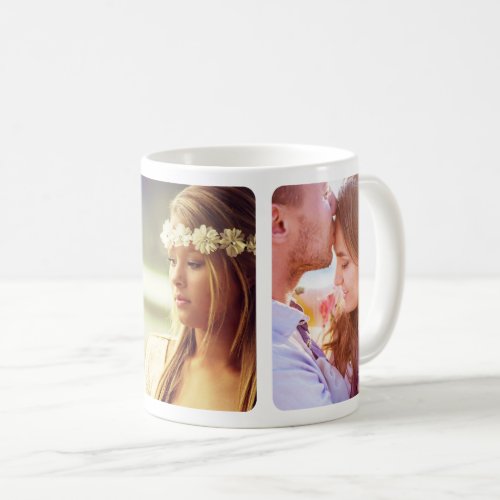 Your 3 Photos Rounded Template Mug