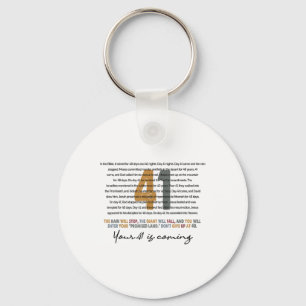 Your 41 Is Coming God Faith Christian  Keychain