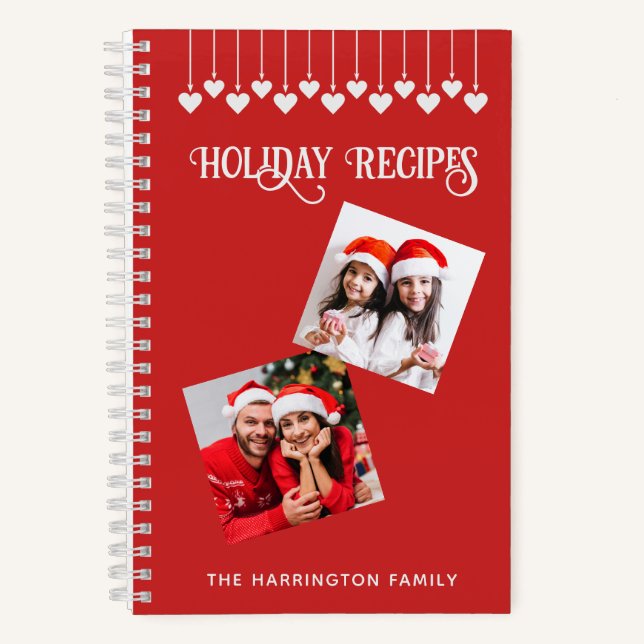 YOUR 4 PHOTOS, Text & Color Notebook (Front)