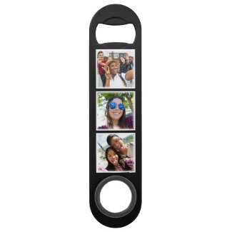 YOUR 6 Instagram Photos custom bottle opener