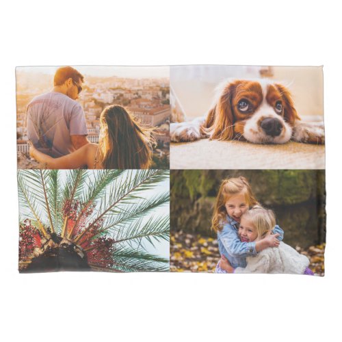 Your 8 Photo Pillowcase Double Sided Template