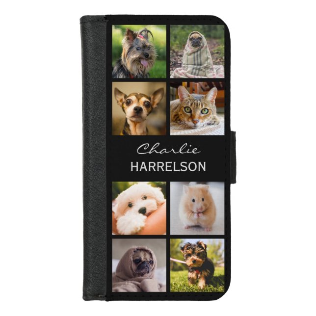 YOUR 8 PHOTOS custom phone wallets (Front)
