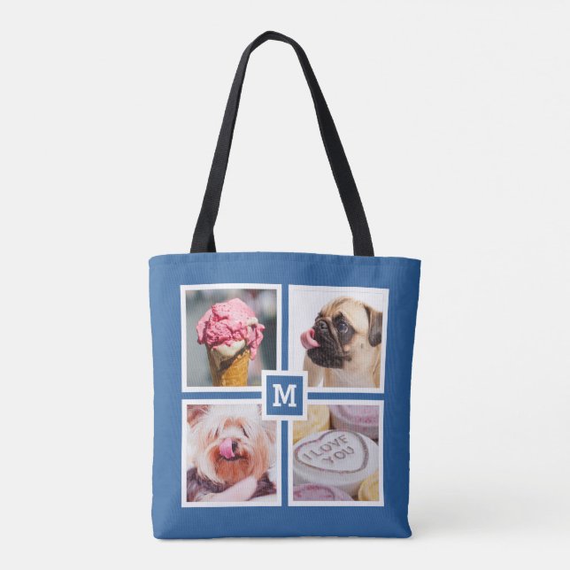 YOUR 8 PHOTOS & MONOGRAM bags (Back)