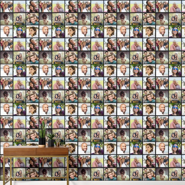 YOUR 9 photos & desired color Wallpaper (Hallway)