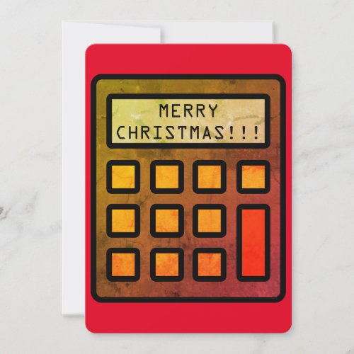 Your Accountant Wishes You Merry Christmas Holiday Card