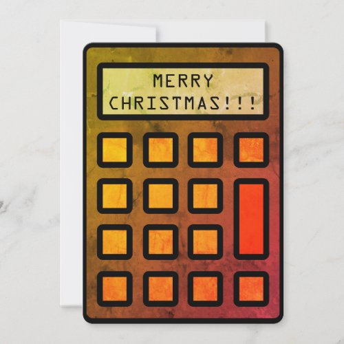 Your Accountant Wishes You Merry Christmas Holiday Card