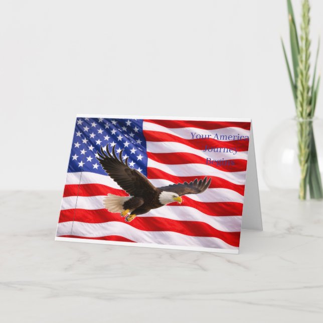 Your American Journey Begins – New U.S. Citizen Card (Front)