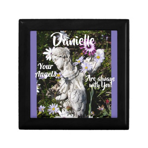 Your Angels Are Always with You Floral Angel Gift Box
