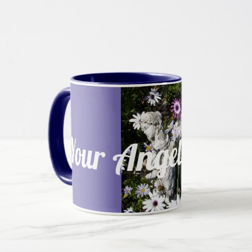 Your Angels Are Always with You Floral Angel Mug