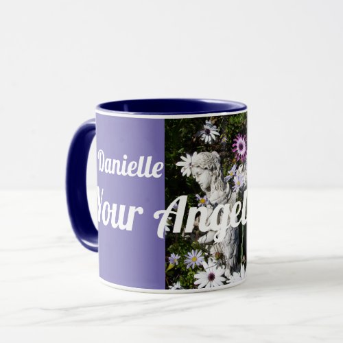 Your Angels Are Always with You Floral Angel Mug