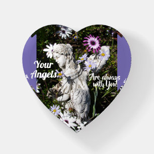 Your Angels Are Always with You Floral Angel Paperweight