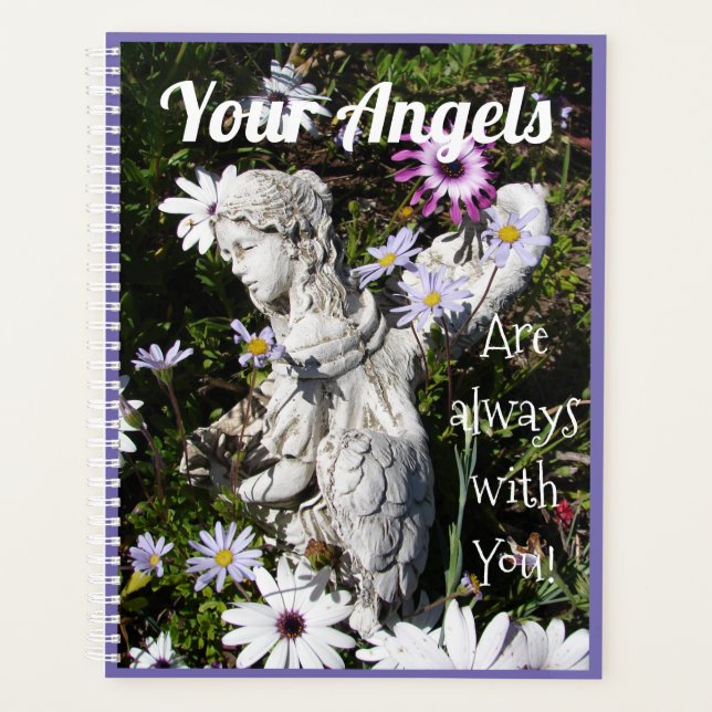 Your Angels Are Always with You Floral Angel Planner (Front)