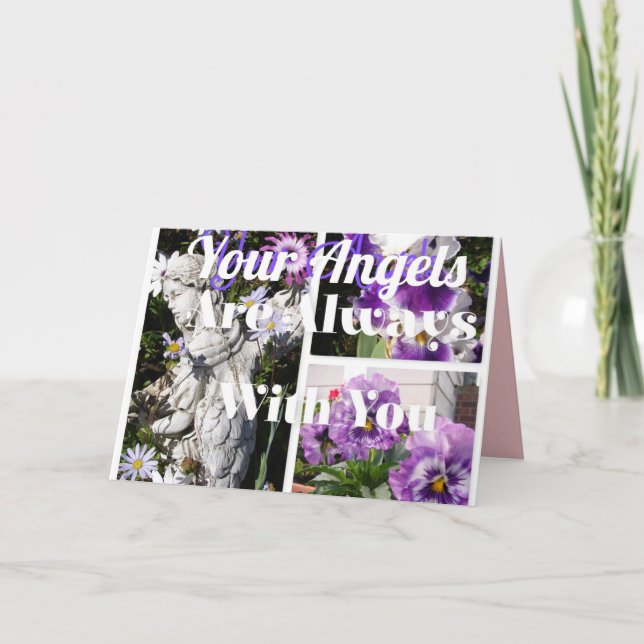 Your Angels are Always With You Get Well Card (Front)