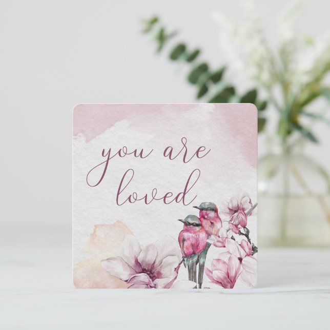 Your Are Loved - Affirmation Card (Standing Front)
