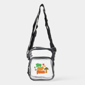 Your Are Magic - Groovy Mushroom Clear Crossbody Bag