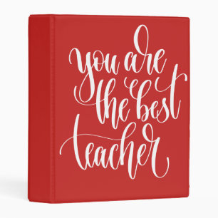 Your Are The Best Teacher Mini Binder