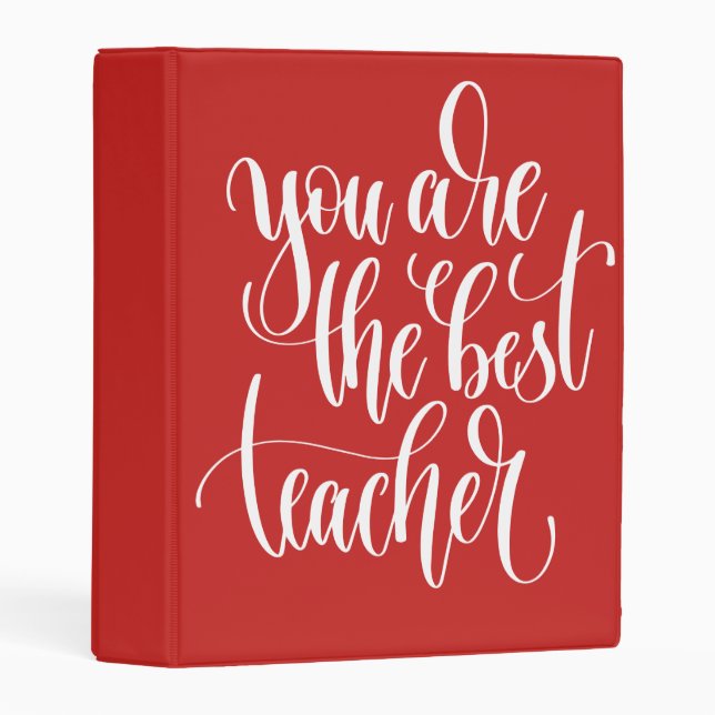 Your Are The Best Teacher Mini Binder (Front/Spine)