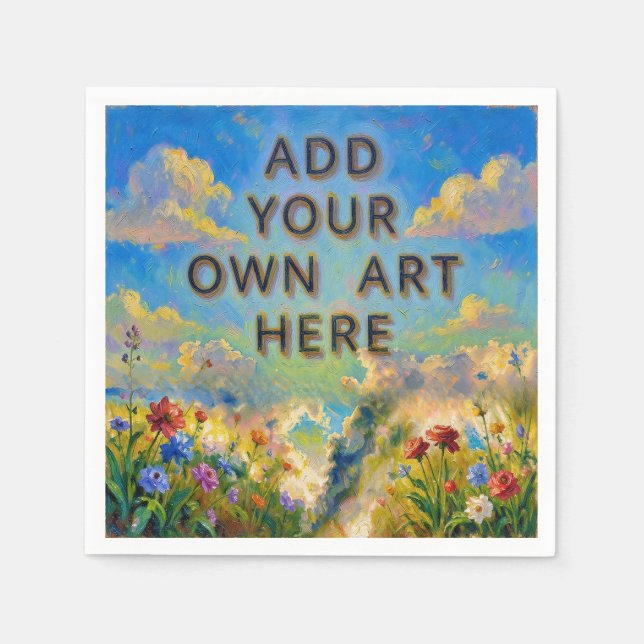  Your  artwork  -   custom  Napkins (Front)