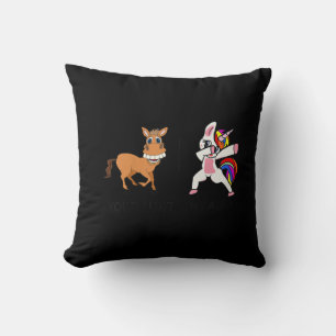 Your Aunt My Aunt Dabbing Unicorn Gift For Aunt Throw Pillow