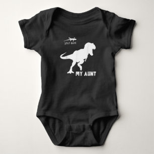 Your Aunt My Aunt Lizard Dinosaur World Matching Baby Bodysuit
