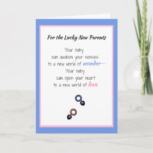 Your baby can open your heart...New Baby Card