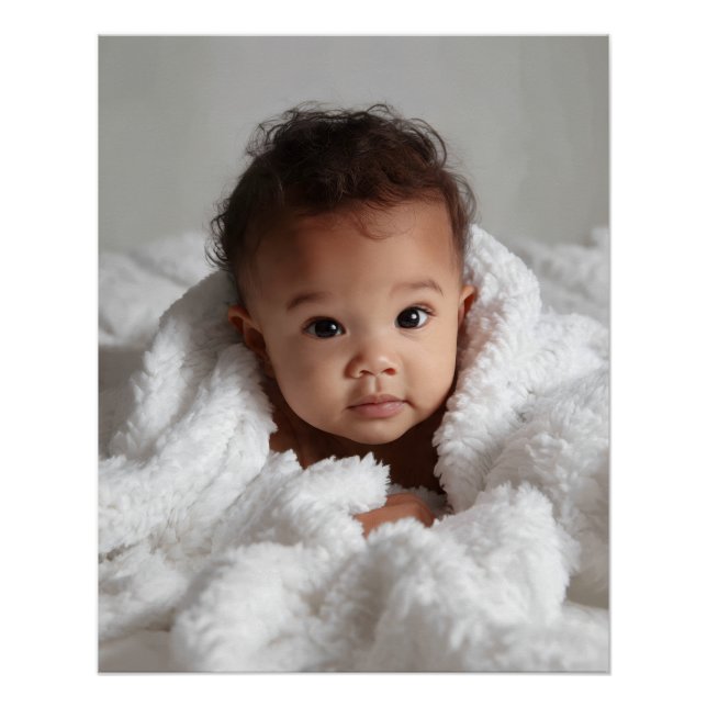 Your baby photo personalized poster (Front)
