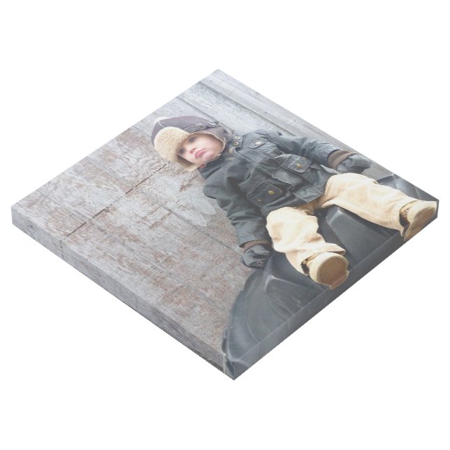 Your Baby Photo Wrapped  on Wood Block Gallery Wrap (3/4)