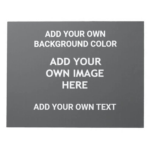 Your background color your image your own text notepad