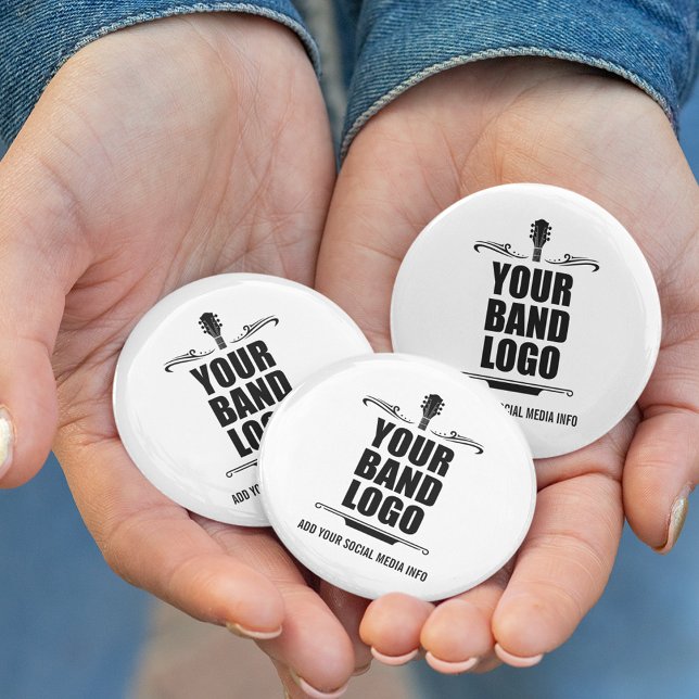 Your Band Logo Button (Customize to change background color.)