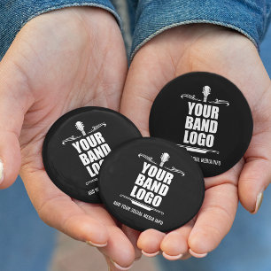 Your Band Logo - Choose Your Background Color Button