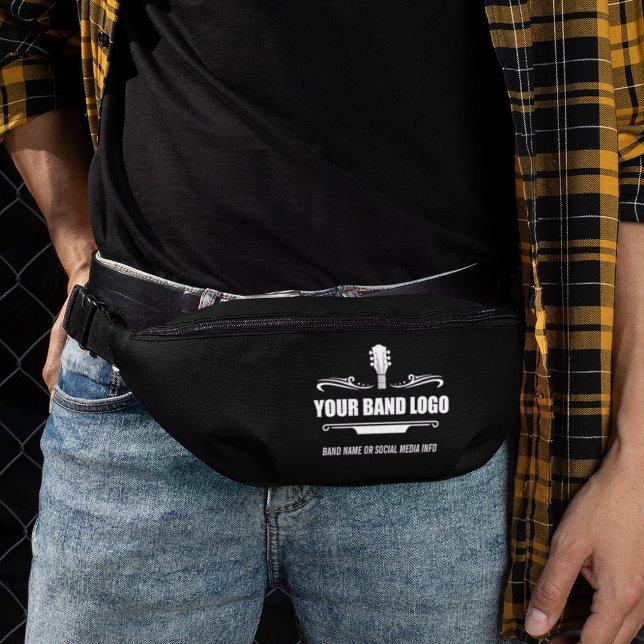 Your Band Logo - Choose Your Background Color Fanny Pack (Customize to change background color.)