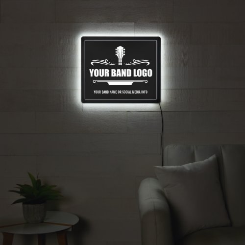 Your Band Logo _ Choose Your Background Color LED Sign