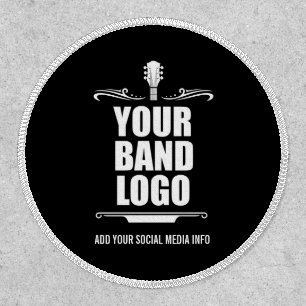 Your Band Logo - Choose Your Background Color Patch