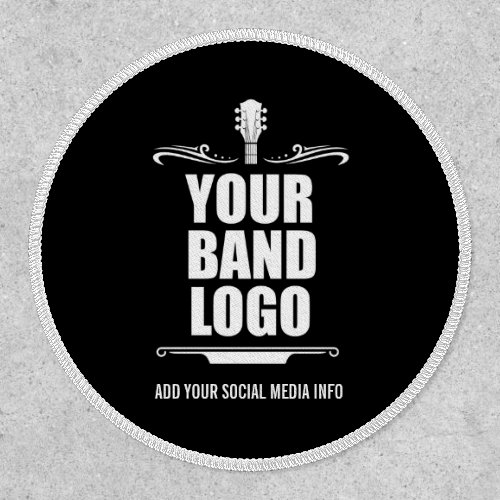 Your Band Logo _ Choose Your Background Color Patch