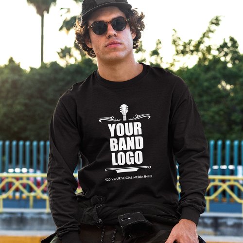 Your Band Logo _ Choose Your Color Long Sleeve T_Shirt
