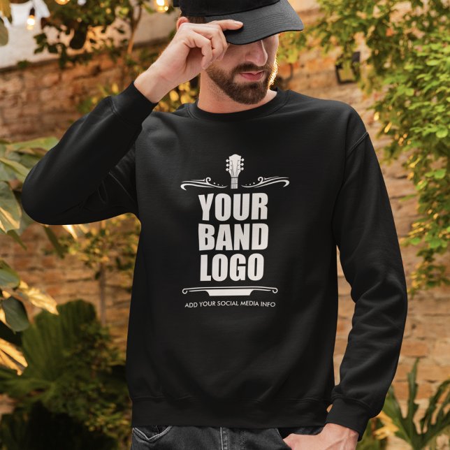Your Band Logo - Choose Your Color Sweatshirt (Choose from a variety of colors, styles and sizes.)