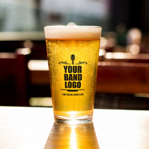 Your Band Logo Glass