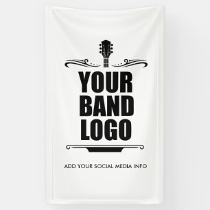 Your Band Logo Long Banner