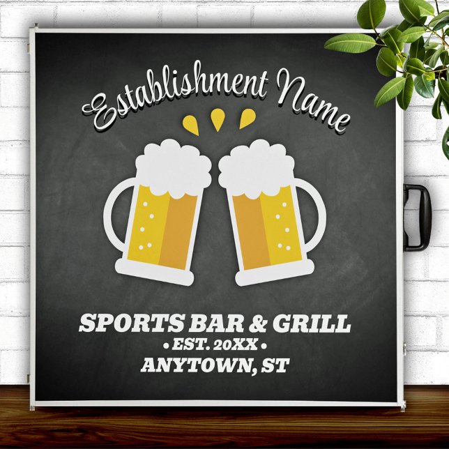 Your Bar Logo Personalized Beer Pong Table (Creator Uploaded)