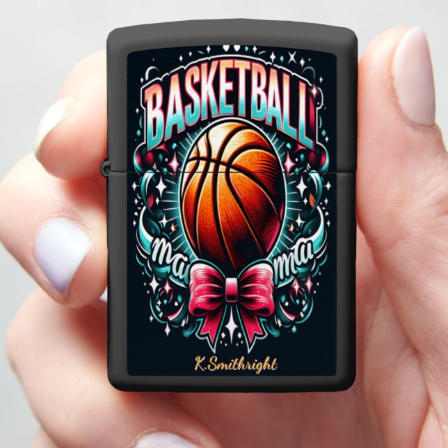Your Basketball Mama Zippo Lighter (In Hand)