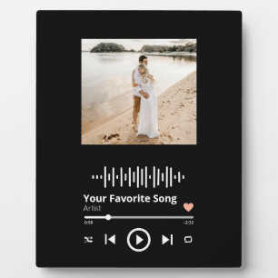 Your Beautiful moment & Favorite Song Together Pla Plaque