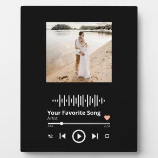 Your Beautiful moment & Favorite Song Together Pla Plaque